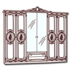 Спальный гарнитур Роза (модульная) беж в Лесном - lesnoy.mebel24.online | фото 3