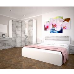 Спальный гарнитур Сорренто EVO (модульный) в Лесном - lesnoy.mebel24.online | фото 3