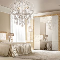 Спальный  гарнитур Тиффани Premium слоновая кость/золото в Лесном - lesnoy.mebel24.online | фото 2