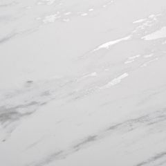 Стол BELLUNO 160 MARBLES KL-99 Белый мрамор матовый, итальянская керамика/ белый каркас, ®DISAUR в Лесном - lesnoy.mebel24.online | фото 9
