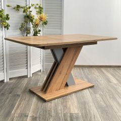 Стол EXEL 140 Дуб Вотан/ Алюминий М-City в Лесном - lesnoy.mebel24.online | фото 4