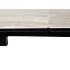 Стол IVAR 180 MARBLES KL-80 Серый мрамор, итальянская керамика, ®DISAUR в Лесном - lesnoy.mebel24.online | фото 2