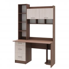 Стол компьютерный ПКС-5 Шимо темный/Шимо светлый в Лесном - lesnoy.mebel24.online | фото 2