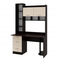 Стол компьютерный ПКС-5 Венге/Дуб белфорд в Лесном - lesnoy.mebel24.online | фото 2