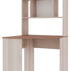 Стол компьютерный угловой ПКС-8 Шимо темный/Шимо светлый в Лесном - lesnoy.mebel24.online | фото 2