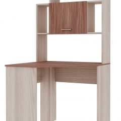 Стол компьютерный угловой ПКС-8 Шимо темный/Шимо светлый в Лесном - lesnoy.mebel24.online | фото