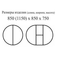 Стол круглый раздвижной на одной ноге Медведь (массив дуб) в Лесном - lesnoy.mebel24.online | фото 2