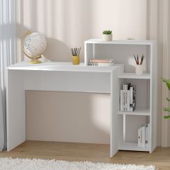 Стол с полкой (ЛДСП белый) в Лесном - lesnoy.mebel24.online | фото