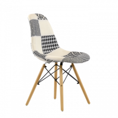 Стул Barneo N-12 Patchwork черно-белый в Лесном - lesnoy.mebel24.online | фото