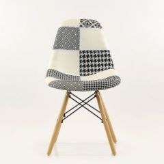 Стул Barneo N-12 Patchwork черно-белый в Лесном - lesnoy.mebel24.online | фото 4