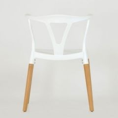 Стул Barneo N-218 Wishbone интерьерный кухонный белый в Лесном - lesnoy.mebel24.online | фото 2