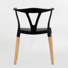 Стул Barneo N-218 Wishbone интерьерный кухонный черный в Лесном - lesnoy.mebel24.online | фото 2