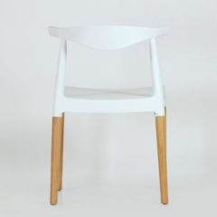 Стул Barneo N-219 Elbow интерьерный кухонный белый в Лесном - lesnoy.mebel24.online | фото 2