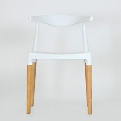 Стул Barneo N-219 Elbow интерьерный кухонный белый в Лесном - lesnoy.mebel24.online | фото 3