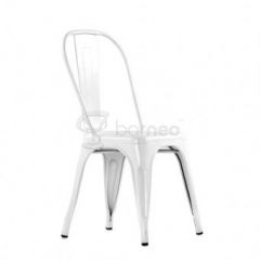 Стул Barneo N-240 Tolix (RAL9003 Белый) в Лесном - lesnoy.mebel24.online | фото