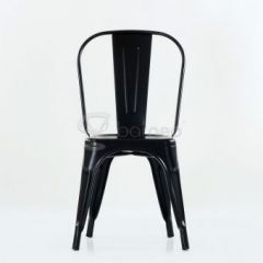 Стул Barneo N-240 Tolix (RAL9017 Черный) в Лесном - lesnoy.mebel24.online | фото 2