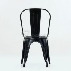 Стул Barneo N-240 Tolix (RAL9017 Черный) в Лесном - lesnoy.mebel24.online | фото 3