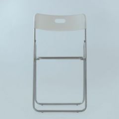 Стул Barneo N-299 Fold металлокаркас белый в Лесном - lesnoy.mebel24.online | фото 3