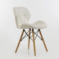Стул Barneo N-42 Perfecto PU белый в Лесном - lesnoy.mebel24.online | фото 2