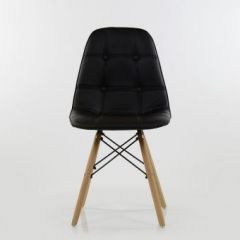 Стул Barneo N-43 Pulsante PU черный в Лесном - lesnoy.mebel24.online | фото 3