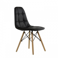 Стул Barneo N-43 Pulsante PU черный в Лесном - lesnoy.mebel24.online | фото