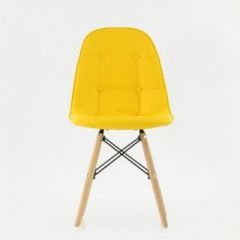 Стул Barneo N-43 Pulsante PU желтый в Лесном - lesnoy.mebel24.online | фото 2
