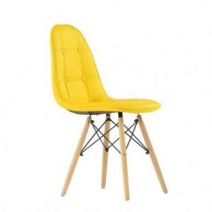 Стул Barneo N-43 Pulsante PU желтый в Лесном - lesnoy.mebel24.online | фото