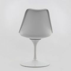 Стул Barneo N-8 Tulip style белый с белой подушкой в Лесном - lesnoy.mebel24.online | фото 4
