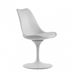 Стул Barneo N-8 Tulip style белый с белой подушкой в Лесном - lesnoy.mebel24.online | фото