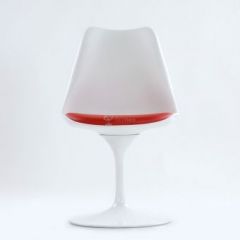 Стул Barneo N-8 Tulip style белый с красной подушкой в Лесном - lesnoy.mebel24.online | фото 2