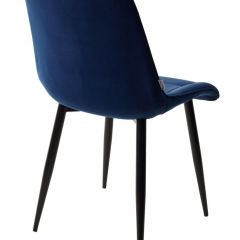Стул CHIC BLUVEL-86 NAVY BLUE / черный каркас М-City в Лесном - lesnoy.mebel24.online | фото 3