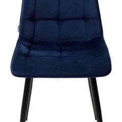 Стул CHIC BLUVEL-86 NAVY BLUE / черный каркас М-City в Лесном - lesnoy.mebel24.online | фото 4