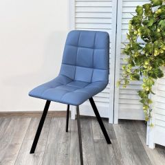 Стул CHILLI-Q SQUARE Oracul 795 Синий, экокожа PU / черный каркас, М-City в Лесном - lesnoy.mebel24.online | фото 6
