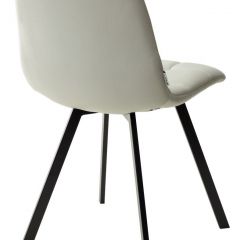 Стул CHILLI SQUARE HK017-03 светло-серый, PU/ черный каркас М-City в Лесном - lesnoy.mebel24.online | фото 4