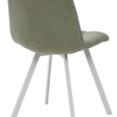 Стул CHILLI SQUARE UF860-11B мятный, ткань/ белый каркас М-City в Лесном - lesnoy.mebel24.online | фото 2