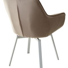 Стул MAVERICK 360 град. поворот. BLUVEL-40 BEIGE/ белый каркас, М-City в Лесном - lesnoy.mebel24.online | фото 9