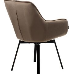 Стул MAVERICK 360 град. поворот. BLUVEL-40 BEIGE/ черный каркас, М-City в Лесном - lesnoy.mebel24.online | фото 2