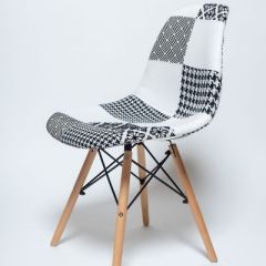 Стул SC 005 черно-белый в Лесном - lesnoy.mebel24.online | фото