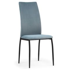 Стул на металлокаркасе Tod light blue / black в Лесном - lesnoy.mebel24.online | фото 3