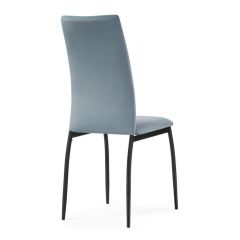 Стул на металлокаркасе Tod light blue / black в Лесном - lesnoy.mebel24.online | фото 5