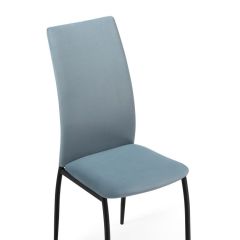 Стул на металлокаркасе Tod light blue / black в Лесном - lesnoy.mebel24.online | фото 9