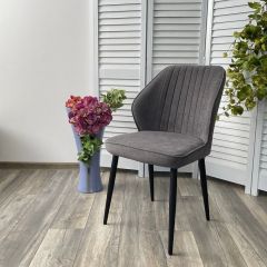 Стул VENA, цвет B28 Темно-серый, велюр / черный каркас М-City в Лесном - lesnoy.mebel24.online | фото 2