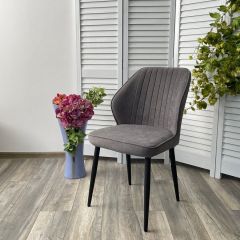 Стул VENA, цвет B28 Темно-серый, велюр / черный каркас М-City в Лесном - lesnoy.mebel24.online | фото 5