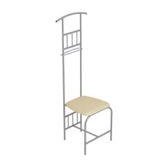 Стул-вешало См13 Экокожа жемчужный в Лесном - lesnoy.mebel24.online | фото