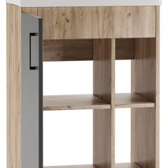 Тумба под умывальник "Фостер 60" Craft без ящика Домино (DCr2201T) в Лесном - lesnoy.mebel24.online | фото 2