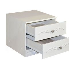 Тумба прикроватная 2 ящика "Мария-Луиза 13" в Лесном - lesnoy.mebel24.online | фото 2