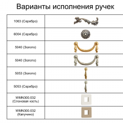 Тумба прикроватная Тиффани Premium слоновая кость/золото (ТФТП-1(П) в Лесном - lesnoy.mebel24.online | фото 2