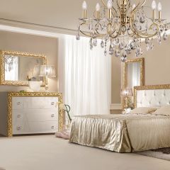 Тумба прикроватная Тиффани Premium слоновая кость/золото (ТФТП-1(П) в Лесном - lesnoy.mebel24.online | фото 4