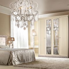 Тумба прикроватная Тиффани штрих-лак/серебро (ТФТП-1) в Лесном - lesnoy.mebel24.online | фото 2