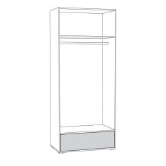 Вуди Шкаф для одежды 13.138 в Лесном - lesnoy.mebel24.online | фото 2